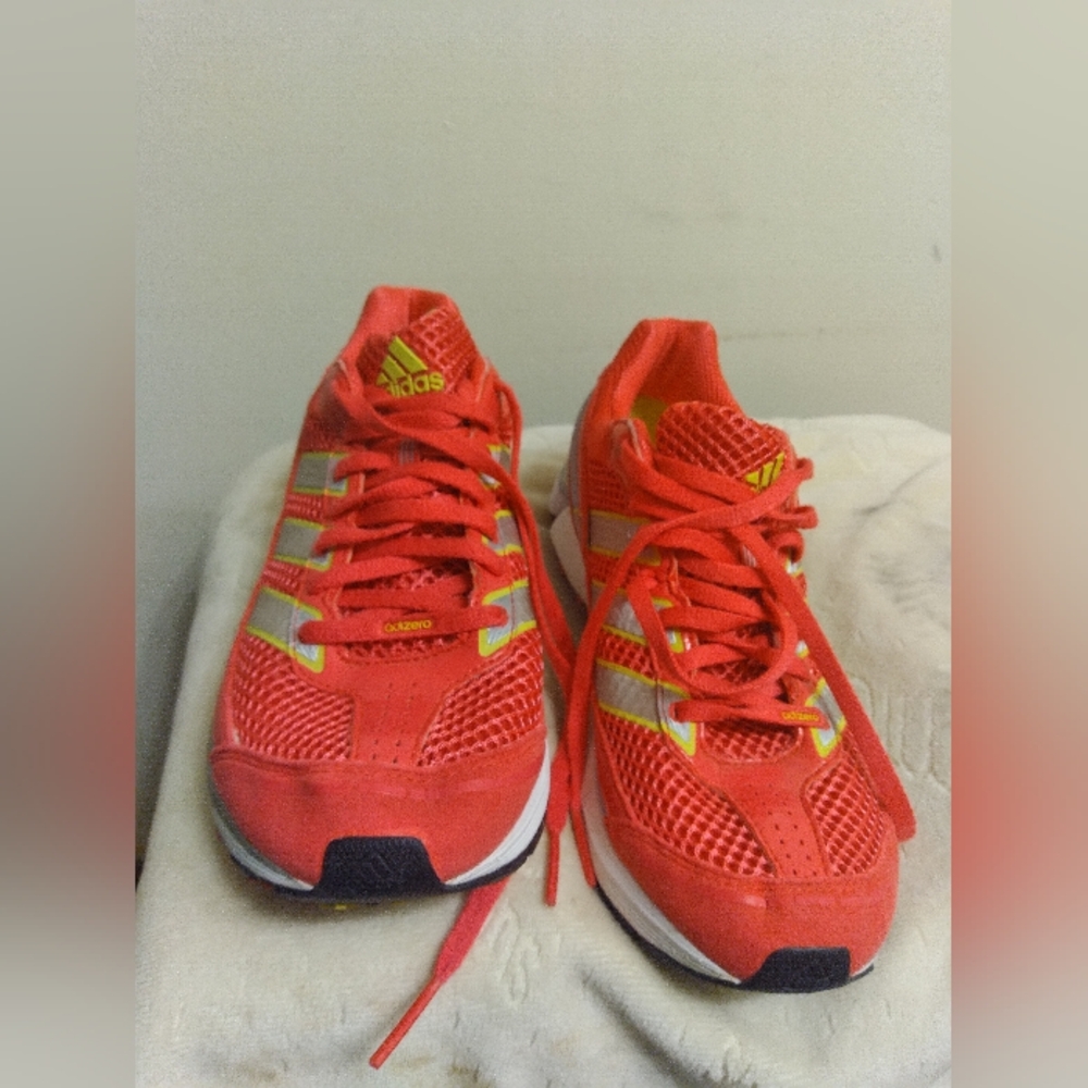 Womens Pink Adidas Running Shoes Size 8.5 Color as is in pictures